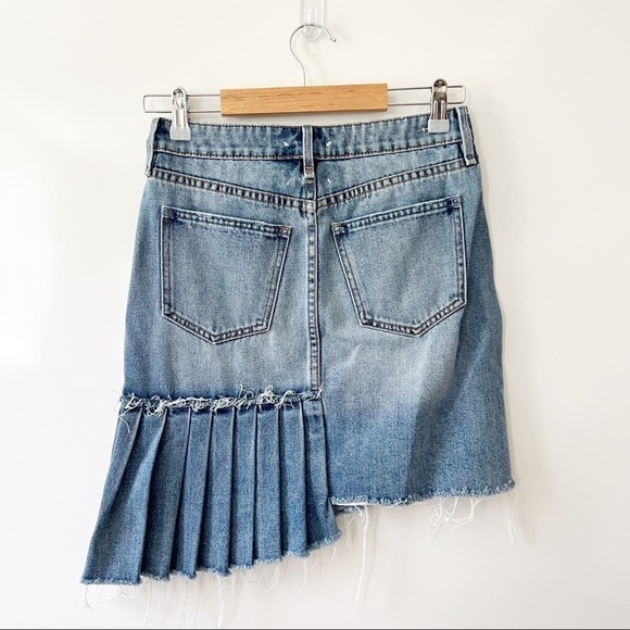 HABITUAL Corrinna Asymmetrical Denim Skirt - Picture 4 of 15
